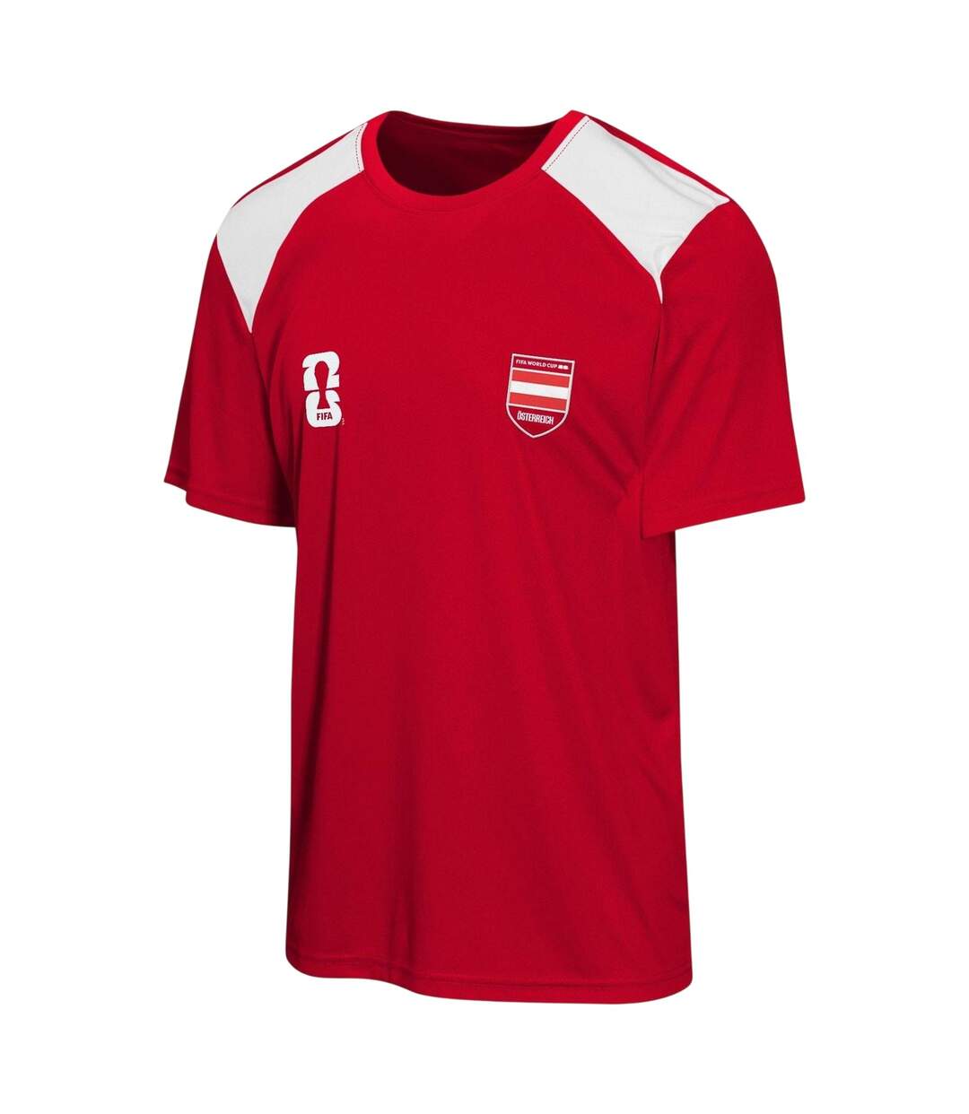 T-shirt Manches Courtes Sport World Cup Homme Rouge Fifa-1