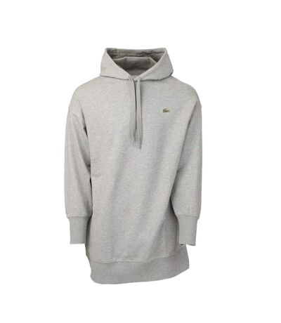 Sweat à capuche live femme gris Lacoste