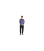 T-shirt Manches Longues Active Homme Bleu Animal-1