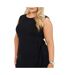 Womens/ladies Sleeveless Midi Dress Black Brave Soul-4