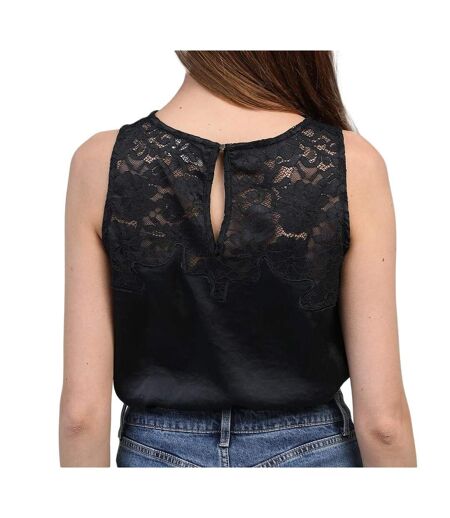 Débardeur noir femme an'ge lou