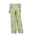 Pantalon fluide imprimé vert/blanc femme jdy life palazzo-2