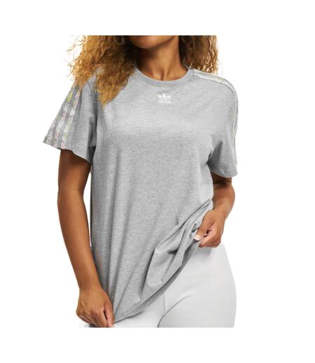 T-shirt Gris Femme Adidas Snake - 36