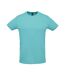 T-shirt Sprint Adulte Bleu Piscine SOLS-1