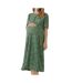 Robe de Grossesse Verte Femme Vero Moda Marternity Janina - L