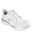 Womens/ladies Flex Appeal 5.0 Fresh Touch Trainers White Silver Skechers-1
