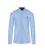 Chemise à manches longues oxford classic pour hommes bleu ciel Raging Bull