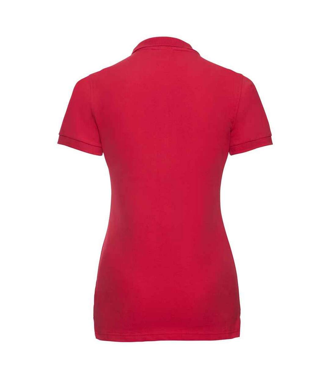 Polo femme rouge classique Russell-2