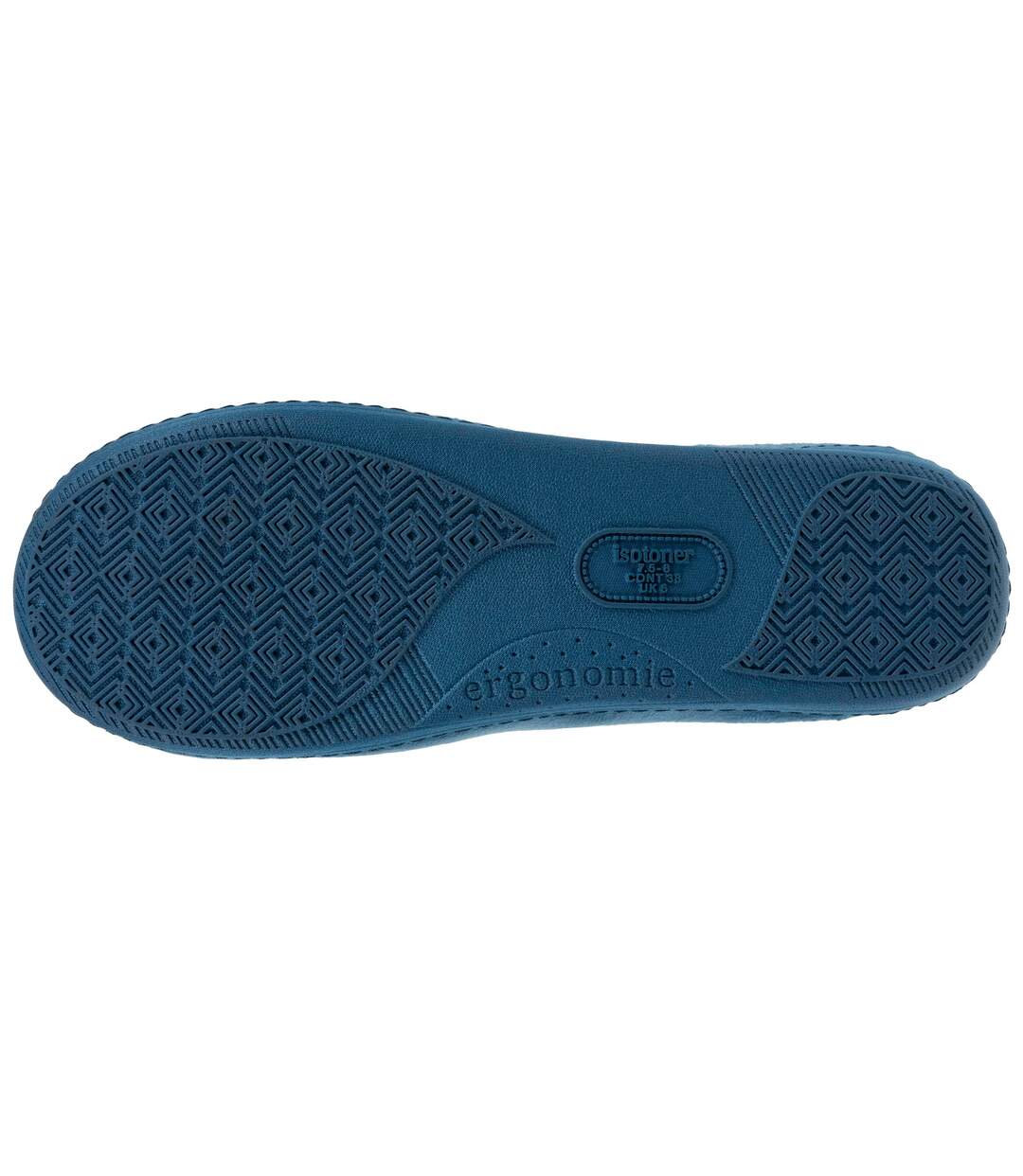 Isotoner Chaussons Mules femme ultra confortables et légers, mousse à mémoire de forme semelle ergonomique technologie everywear-5