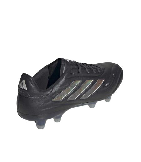 Mens Copa Pure Elite Calf Leather Firm Ground Football Boots Black Grey Adidas