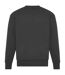 Unisex adult signature heavyweight sweatshirt solid charcoal Awdis-2
