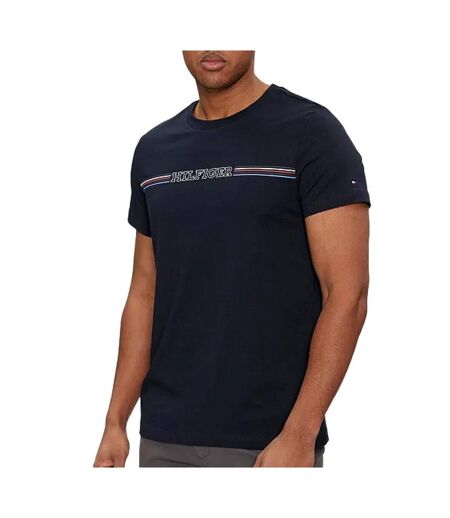 T-shirt marine homme tommy hilfiger mw0mw34428 - m
