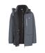 Trespass - Veste imperméable 3 en 1 EDGEWATER II - Homme (Carbone) - UTTP3772