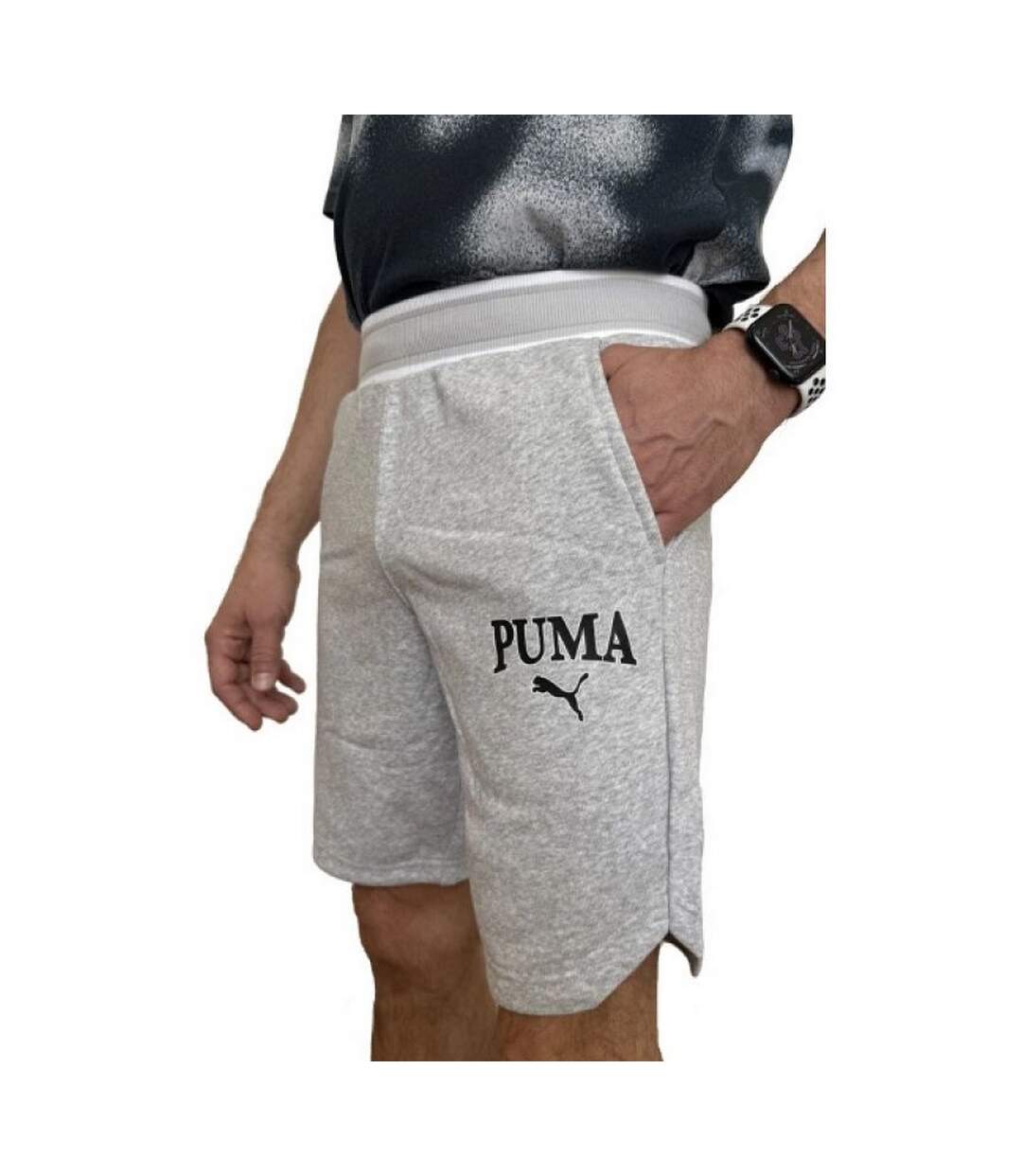 Short Squad Homme Gris Puma-4