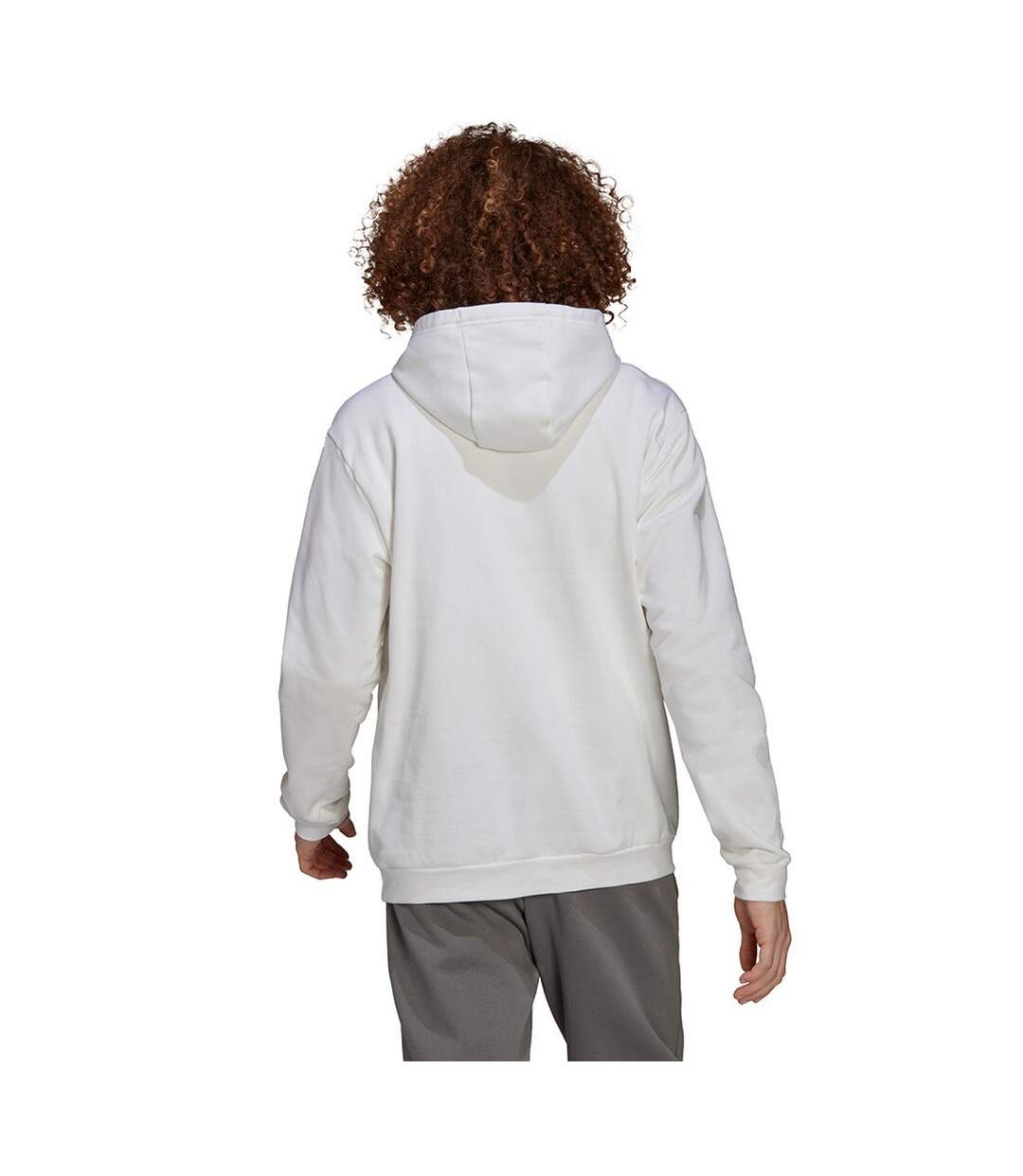 Sweat À Capuche Entrada Homme Blanc Adidas-3