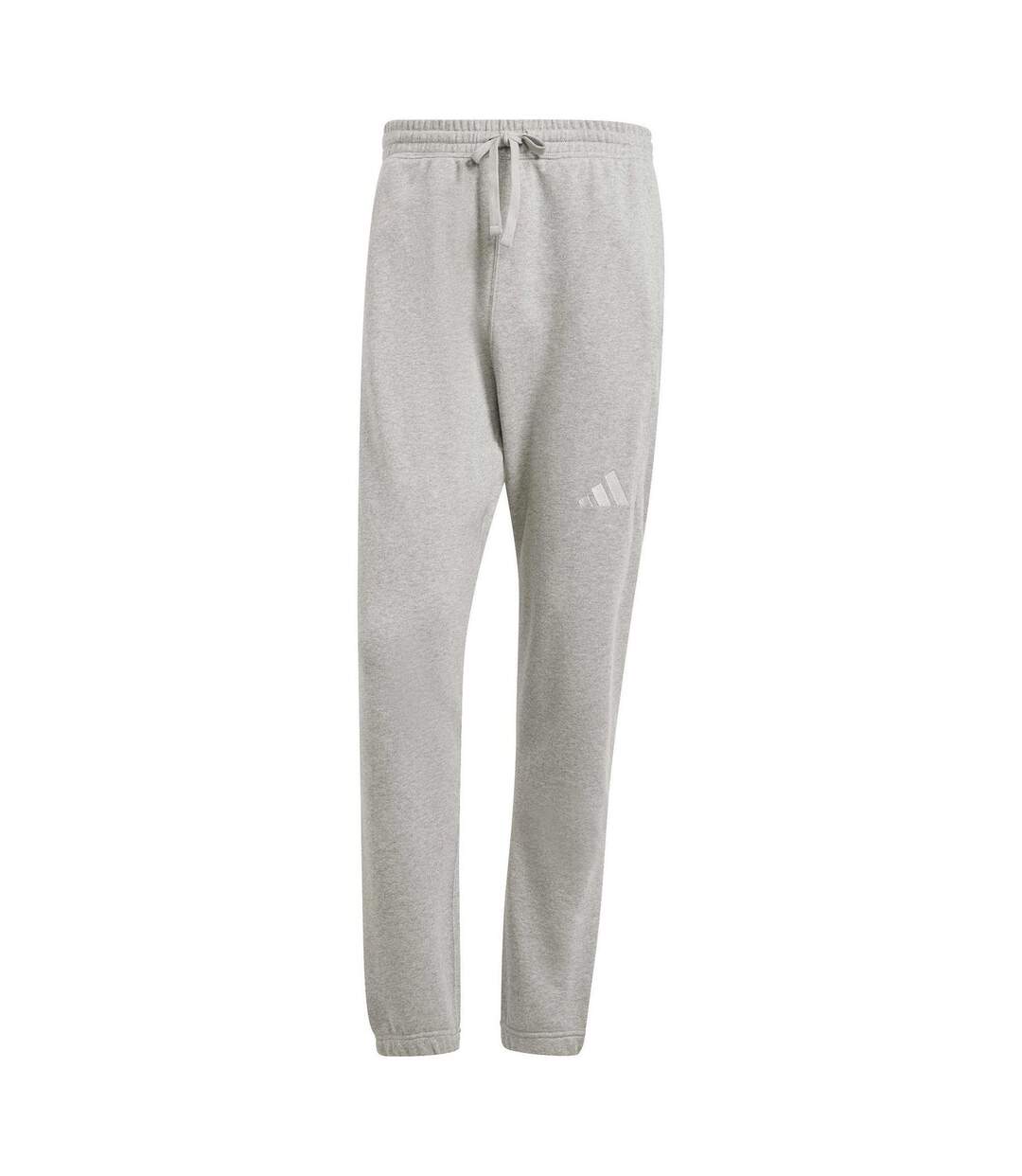Mens Tapered Leg Joggers Medium Heather Grey Adidas-2