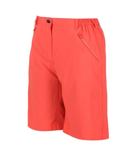 Regatta Womens/Ladies Xert Stretch Shorts (Neon Peach)