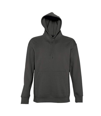 SOLS Slam Unisex Hooded Sweatshirt / Hoodie (Dark Grey)
