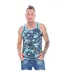 Débardeurs Motif/style Camouflage Homme Bleu Keanu-4
