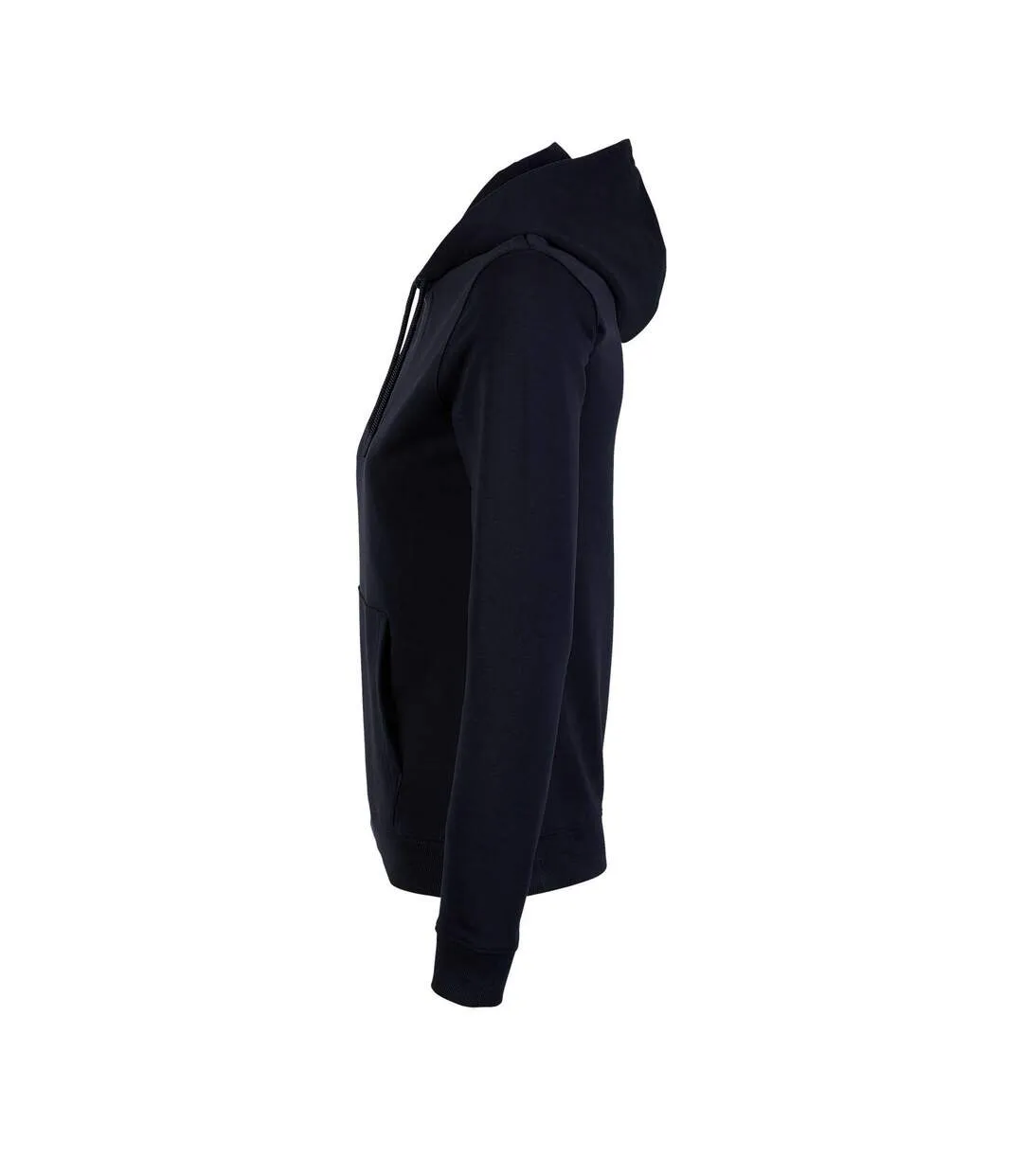 Womens/ladies Nicholas French Terry Hoodie Night Blue NEOBLU-3