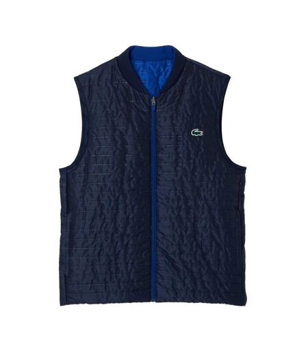 Mens Reversible Sport Gilet Navy Lacoste