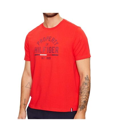 T-shirt Rouge Homme Tommy Hilfiger Graphic - M