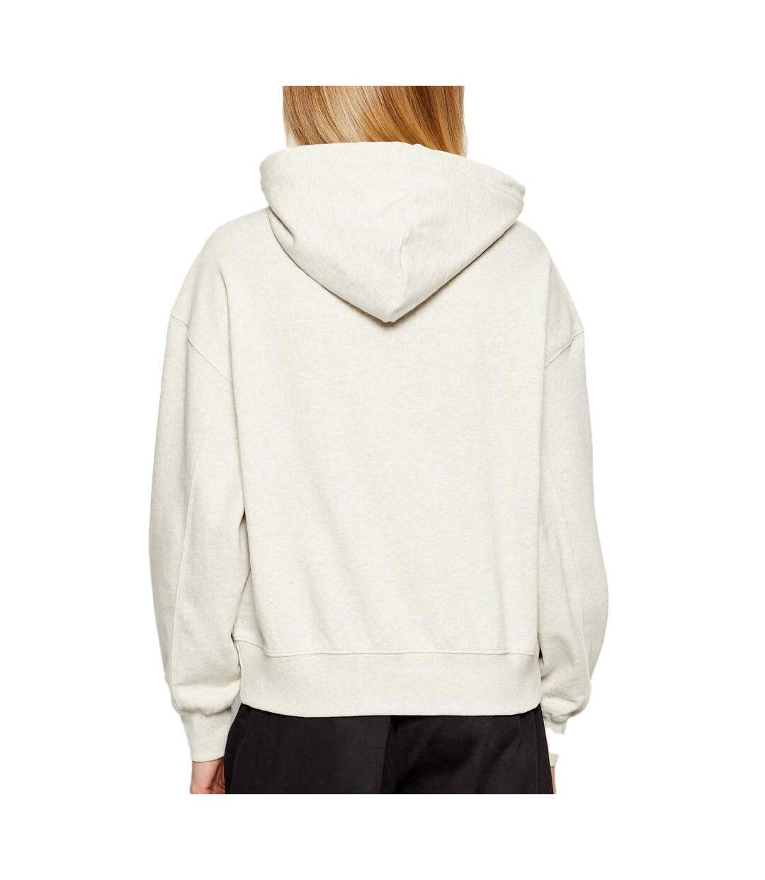 Sweat à capuche beige calvin klein jeans french-2