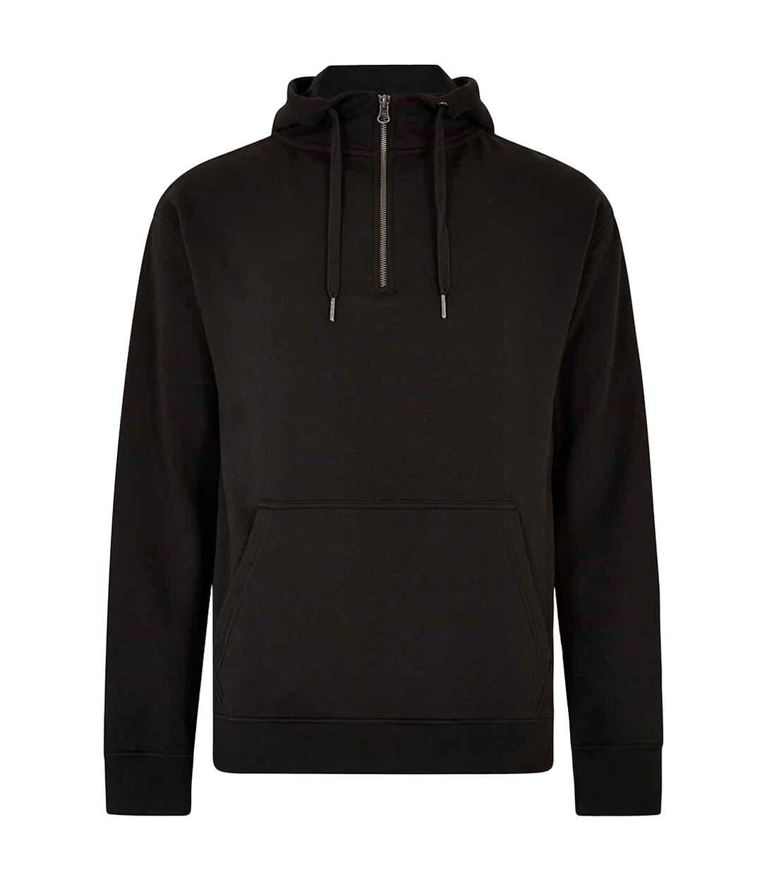 Sweat À Capuche Adulte Noir Kustom Kit-1