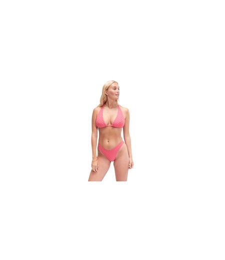 Haut De Maillot De Bain Motif/style Damier Femme Rose Clair À Carreaux Speedo