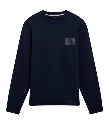 Mens Cotton Sweatshirt Navy Ted Baker