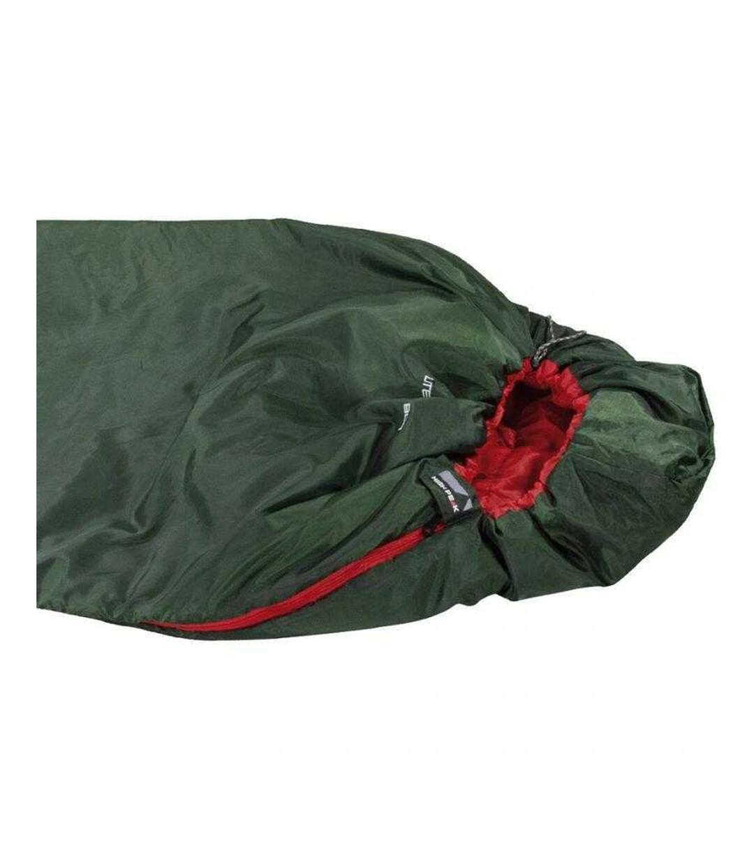 Sac De Couchage Momie Camping Lite Pak Régulier Vert Rouge High Peak-4