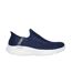 Womens/ladies relaxed fit trainers navy Skechers