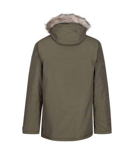 Mens volter waterproof insulated parka dark khaki Regatta