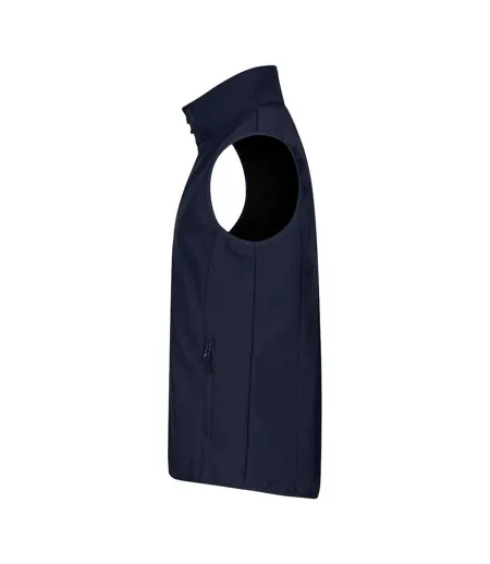 Mens Classic Soft Shell Jacket Dark Navy Clique