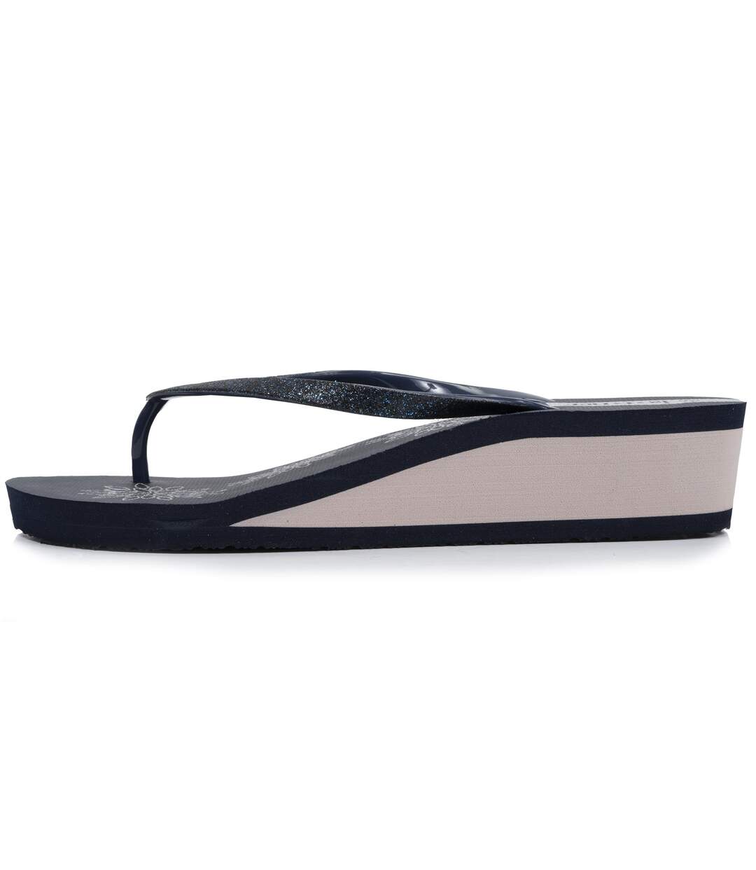 Isotoner Tongs femme à talon de 4 cm, confortables et légères-4