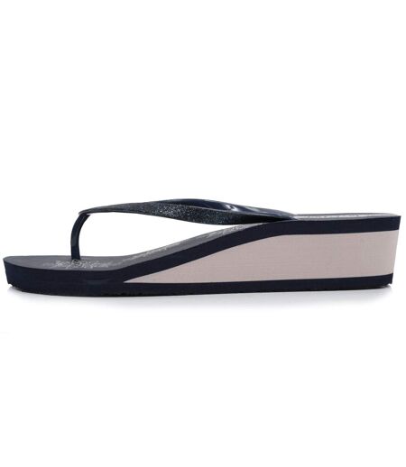 Isotoner Tongs femme à talon de 4 cm, confortables et légères