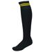 chaussettes sport - PA015 - noir rayure jaune