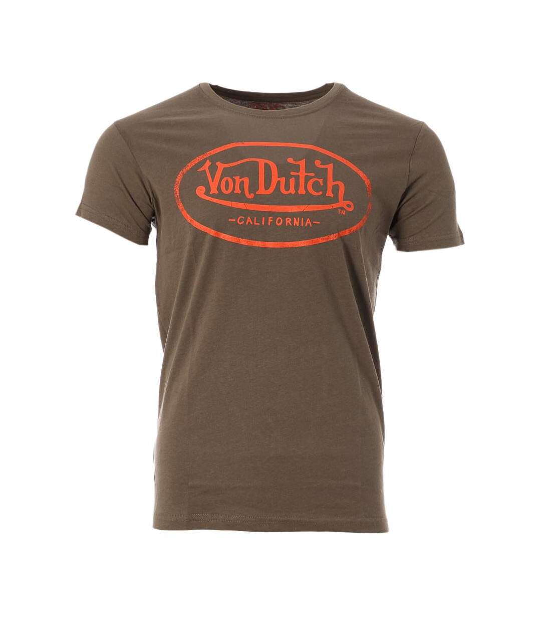 T-shirt Kaki Homme Von Dutch NOS OG2 - 3XL-1