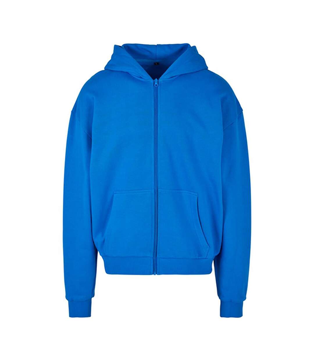 Sweat À Capuche Adulte Bleu Cobalt Build Your Brand-1