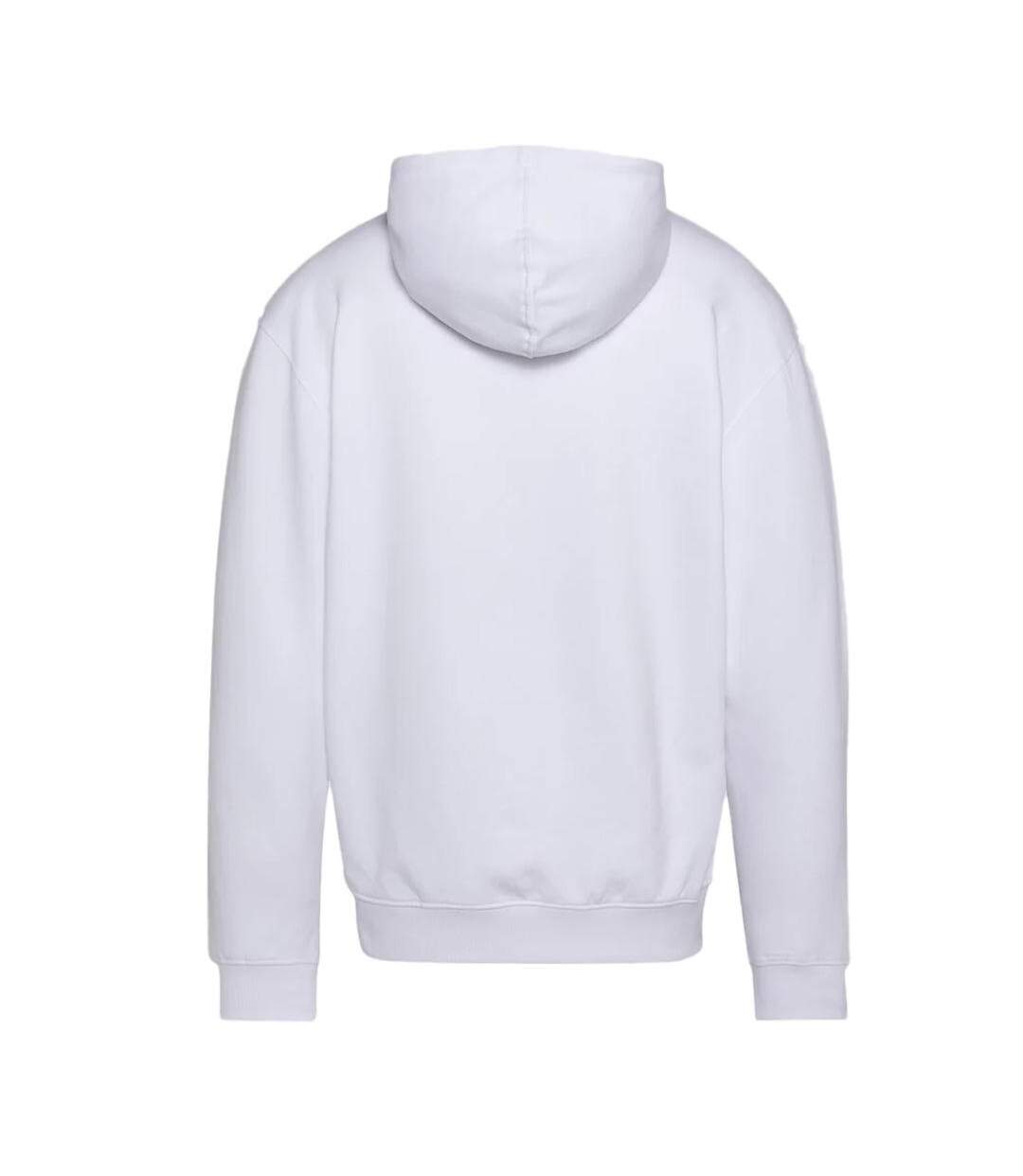 Sweat à capuche blanc homme schott sidney - l-2