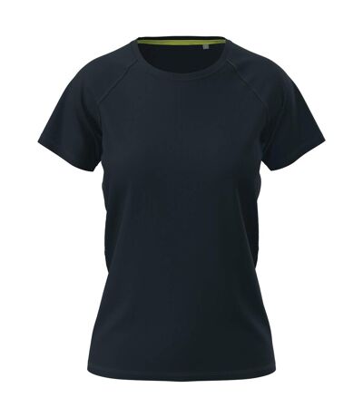 T-shirt Raglan Hommes Bleu Nuit Stedman