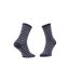 Chaussettes Motif/style Uni Femme Bleu Tommy Hilfiger-2