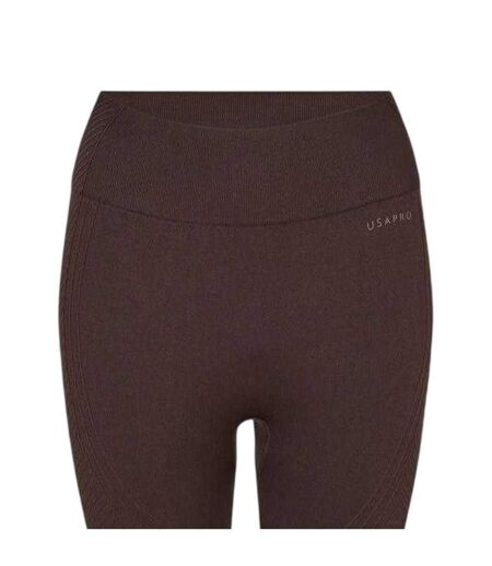 Legging Femme Marron USA Pro