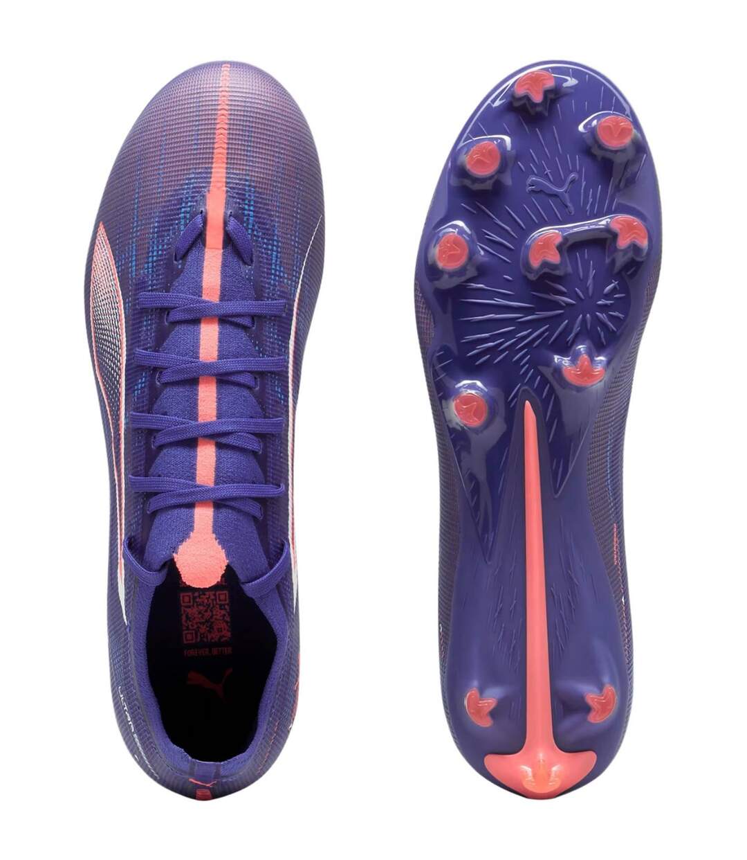 Mens Ultra 5 Match Firm Ground Football Boots Violet Puma-4
