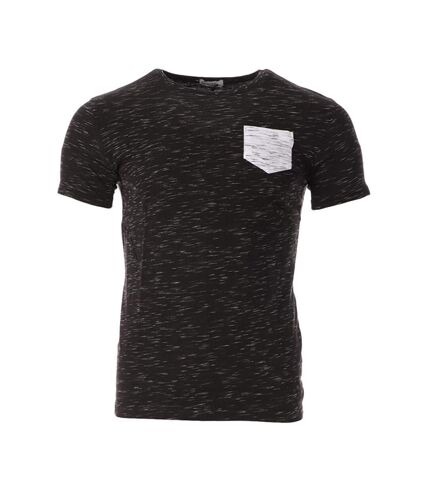 T-shirt Noir Chiné Homme Paname Brothers - L