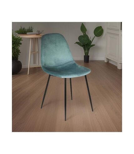 Chaise en velours côtelé Giulia (Lot de 2)