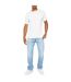 Lot De 3  T-shirts Motif/style Uni Homme Blanc Noir Bleu Marine Donnay-3