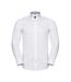 Chemise homme blanc / argent Russell Collection-1