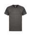 Unisex adult ringspun cotton natural t-shirt charcoal Casual Classics