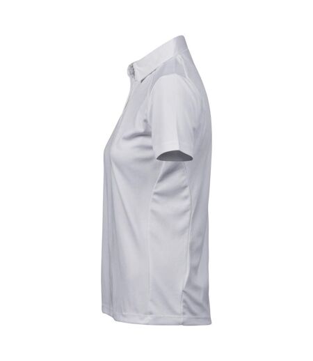 Polo Luxury Femme Blanc Tee Jays